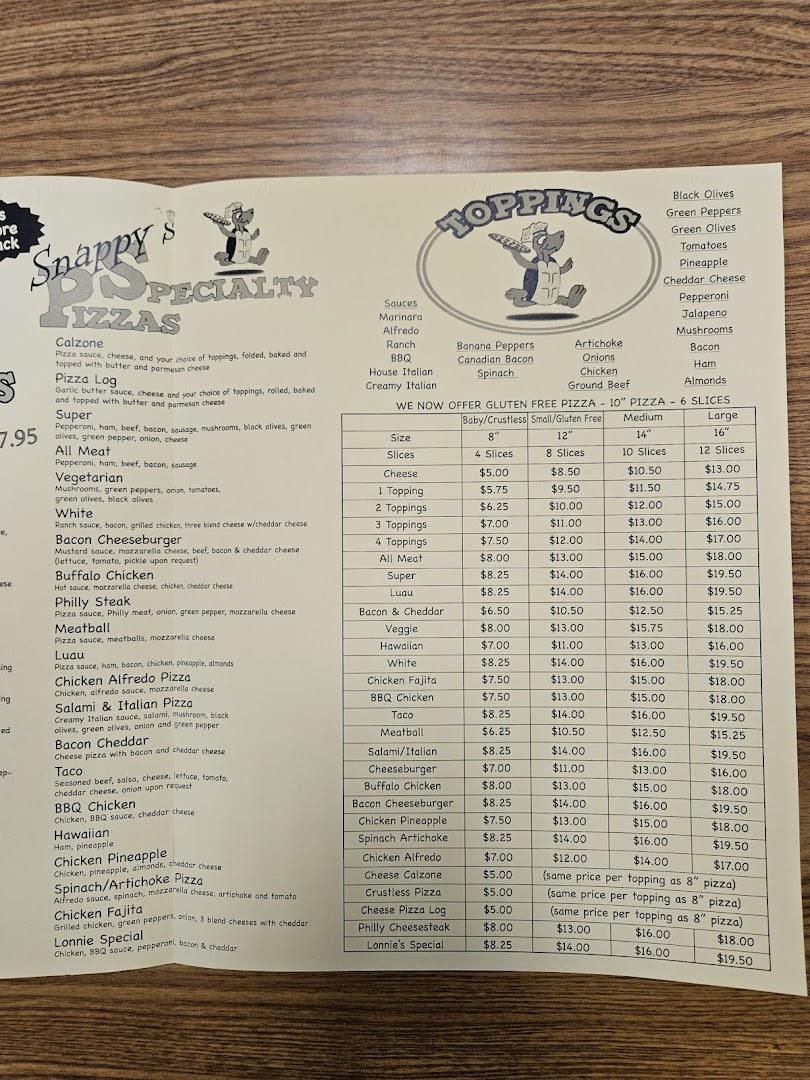 Snappy's Pizza of Centerville