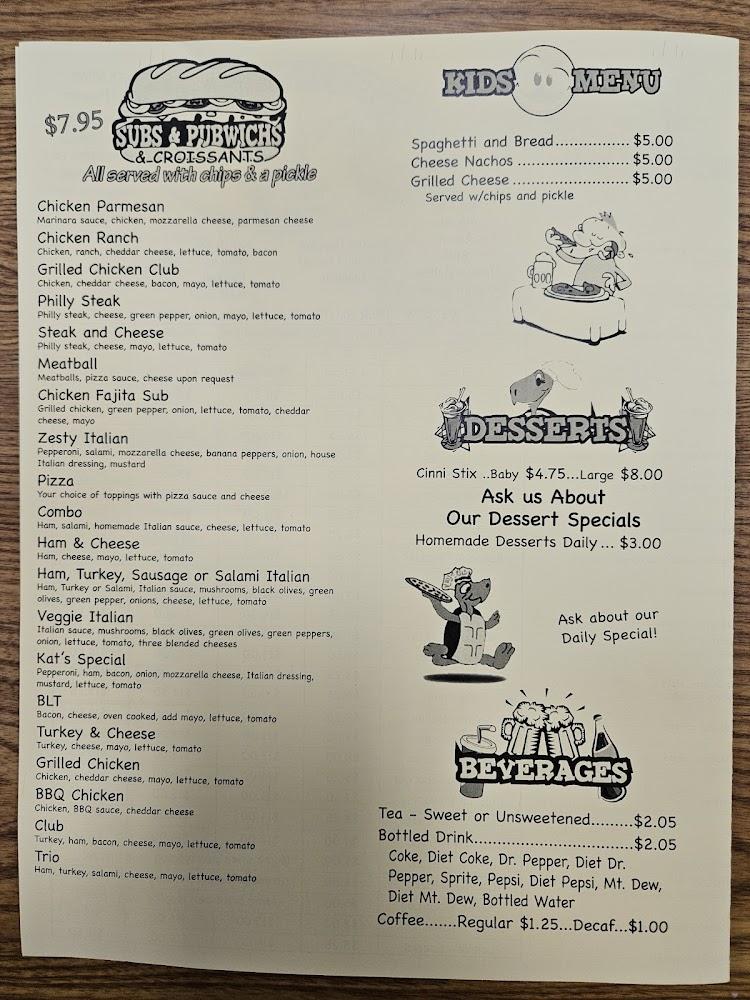 Snappy's Pizza of Centerville Menu image 1